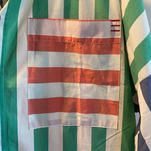 NWT | BDG Frankie Spliced Oversized Shirt - Picture 12 of 16